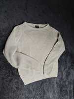 Sweter diverse xs 34 sweterek damski s 36 beżowy jasny oversize