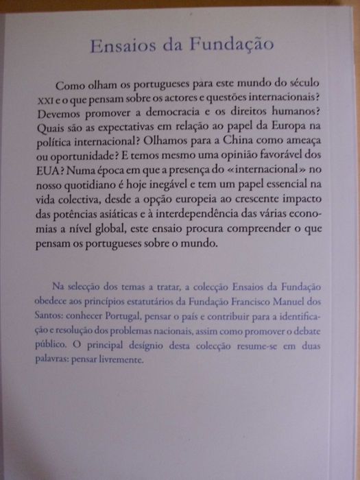 Os Portugueses e o Mundo de Raquel Vaz-Pinto