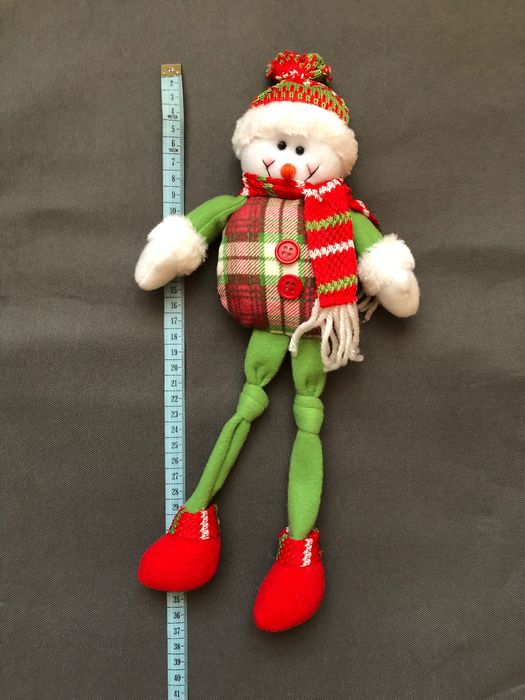 Сніговик декор новорічний різдвяний