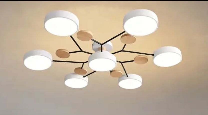 Люстра лед світильник стельовий 93 см 60Ватт до 20 м²