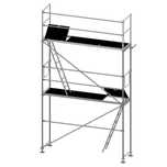 Rusztowanie budowlane P70 typu Plettac 19m2