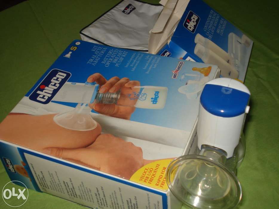 Kit para tirar leite a pilhas