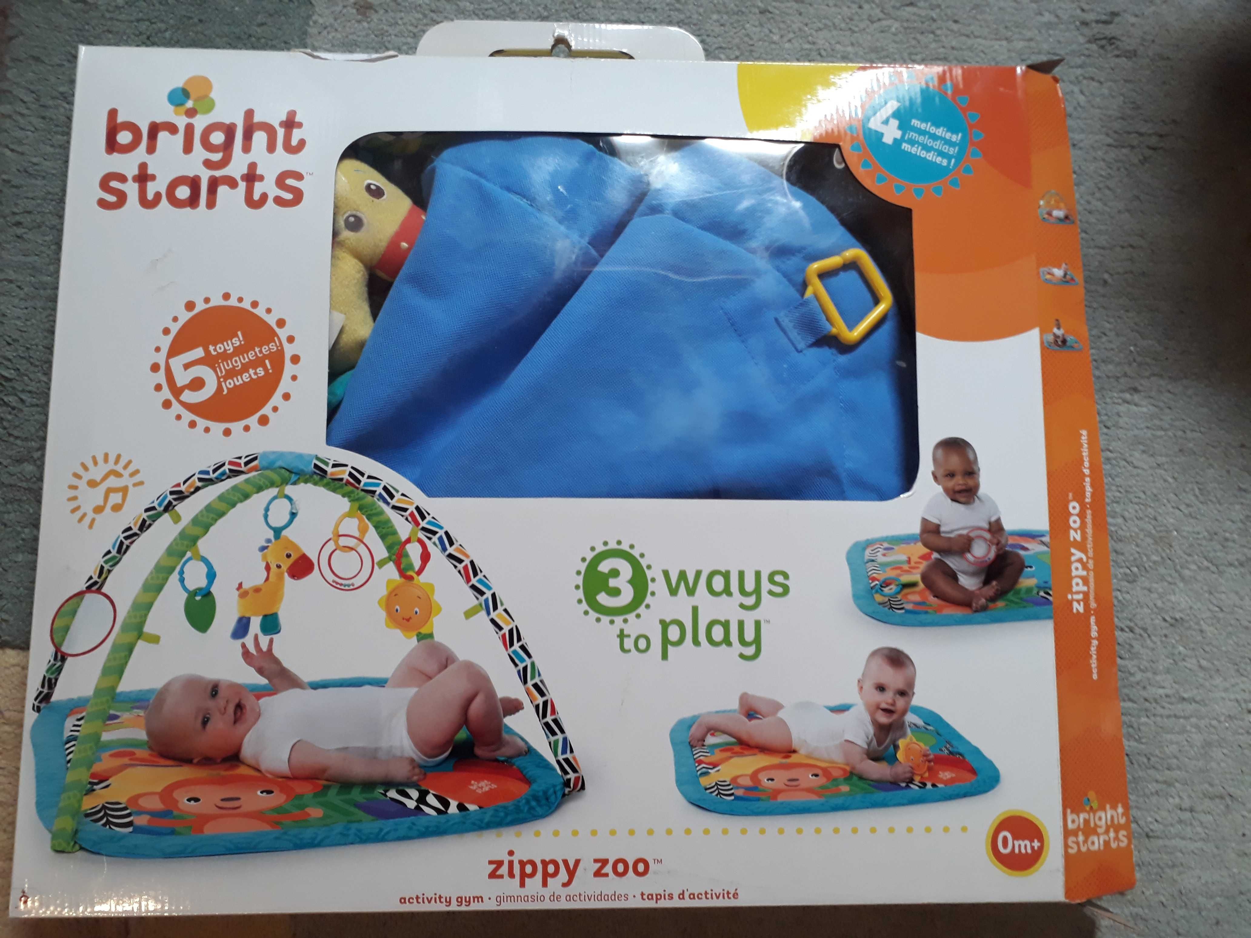 Mata edukacyjna dla niemowlaka Zippy zoo