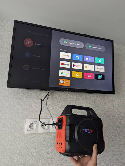 Портативне джерело живлення 80 000mAh TV працює 12 годин У НАЯВНОСТІ