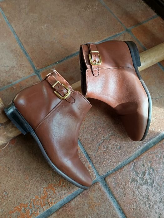 Botas em couro "Adolfo Dominguez