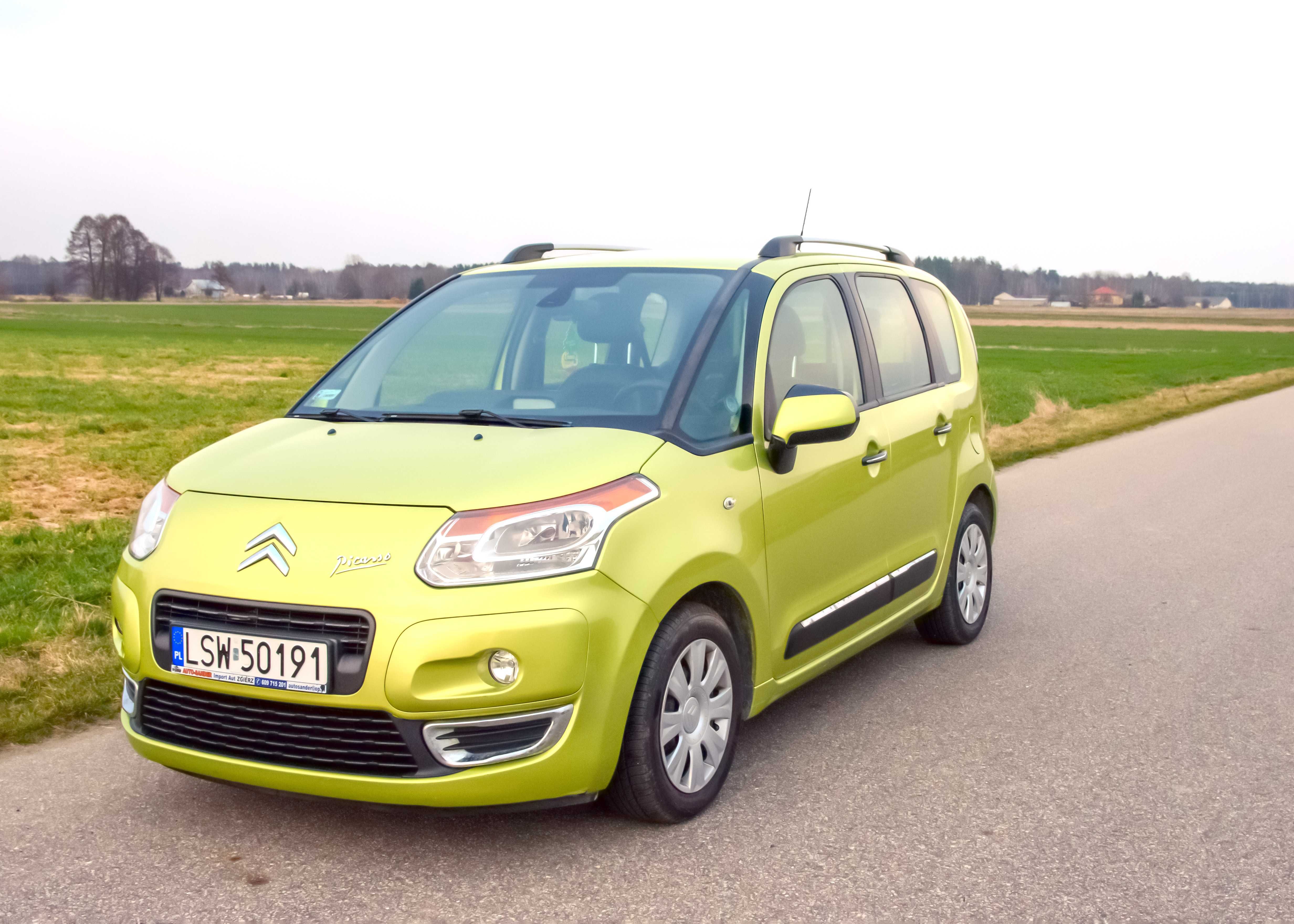 Citroen C3 Picasso 1,4 benzyna, Exclusive, pierwsza rejestracja 2019