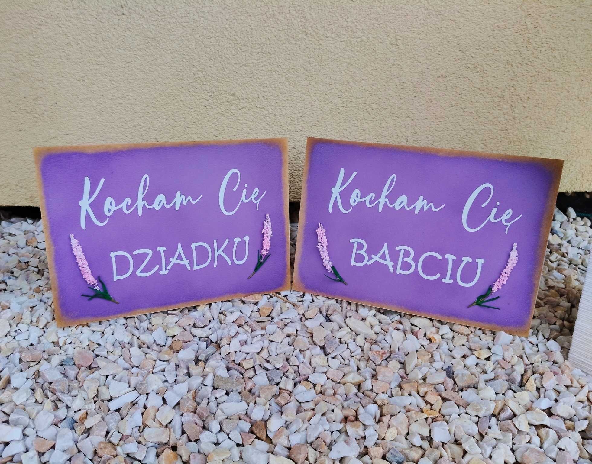 Tabliczki na Dzień Babci i Dzień Dziadka Różne WZORY