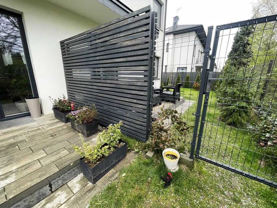 Zadaszenie tarasu, pergola, drewno BSH, shutters, altana, poliwęglan