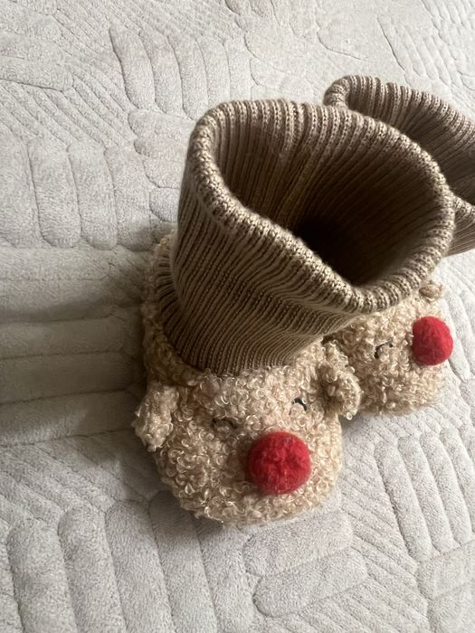 Теплі пінетки -чобітки для найменших