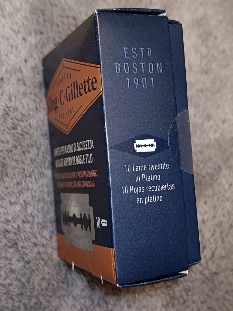 Gillette King C. 10 opakowań po 10 sztuk Oryginał