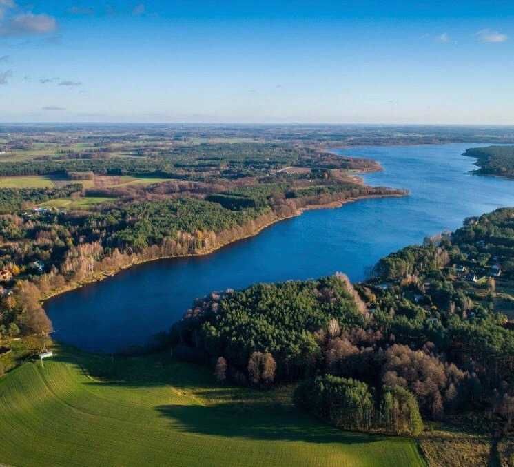 działka budowlana 1000m2 idealna do postawienia domku, 500m od jeziora