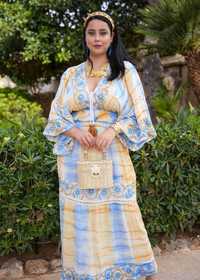Nowa indyjska sukienka Golden Days Paris premium maxi hit