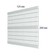 Секція огорожі (2 х 1.25)м, 4х3мм, Секция ограждения, 200мм х 125мм