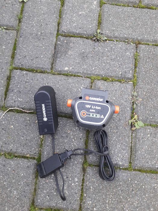 gardena ładowarka i akku 18v
