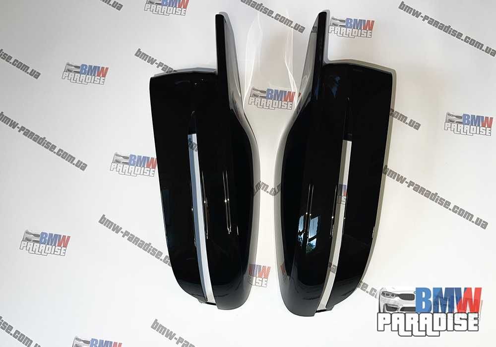 Накладки на боковые зеркала Черный глянец BMW G20 G30 G11 G12 G15 G16