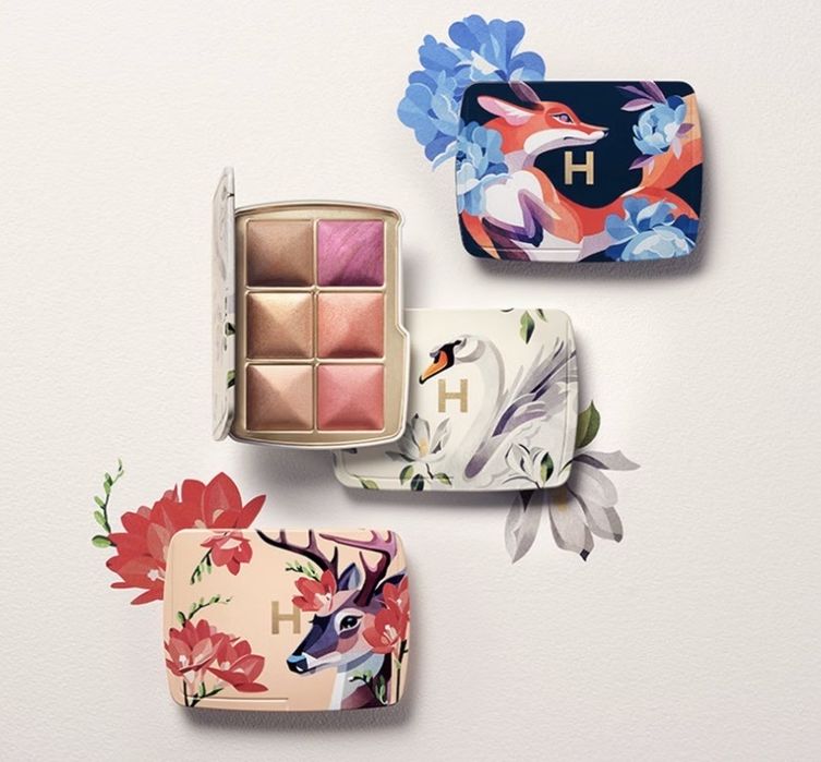 Палетки Hourglass Ambient Lighting Unlocked Holiday 2025 лебідь олень