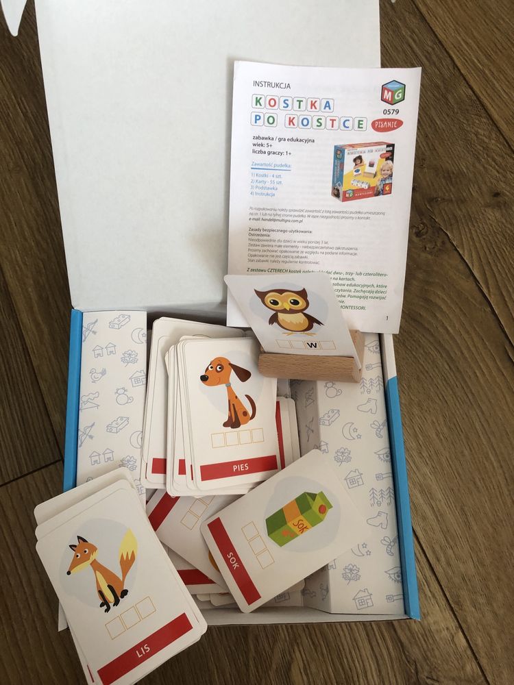 Zestaw 2 gier - Memo Granna i edukacyjna Montessori dla 4-5 latka