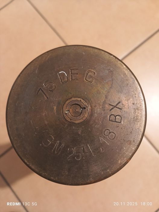 Sprzedam łuske z czasów 1 Wojny Światowej