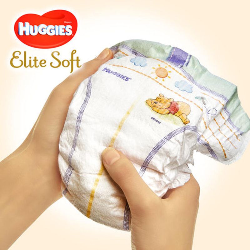 Huggies Elite Soft 2 р. (4-6 кг.) 82 шт.