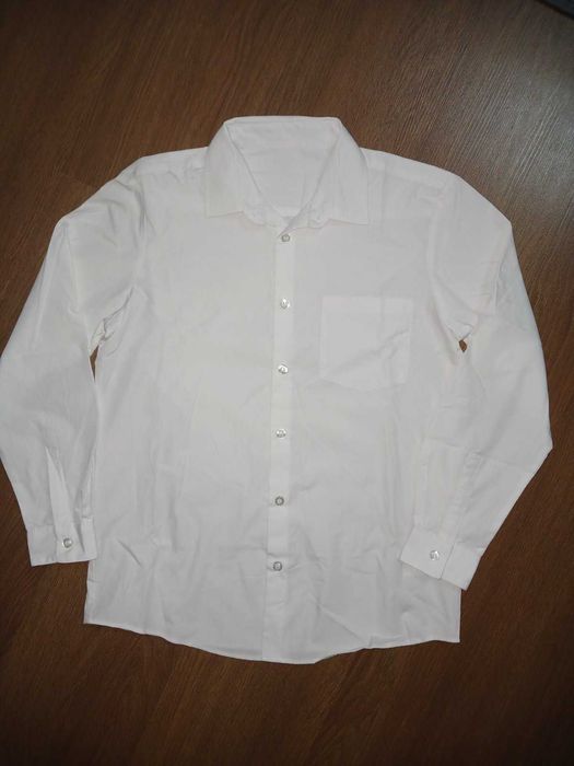 белая рубашка с длинным рукавом George рост 146-152 11-12 лет