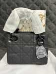Сумка Lady Dior Mini Black Леді Діор чорна мини сумка Леди Диор черная