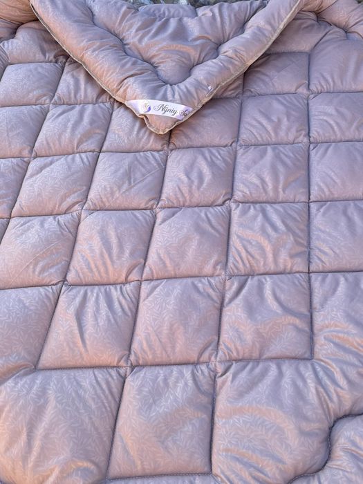 Тепла ковдра вовняна овчина євророзмір евроодело зимнее овечья шерсть