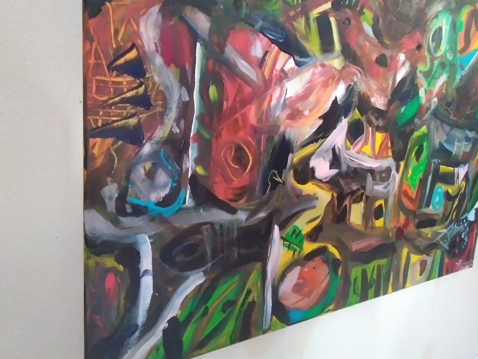 Promoção. Quadro em acrílico sobre tela, 50x70, 2022, obra exclusiva,