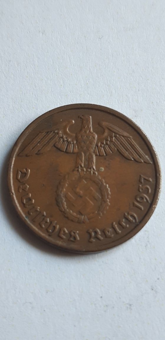 Niemcy III Rzesza 2 fenigi 1937 A - real foto