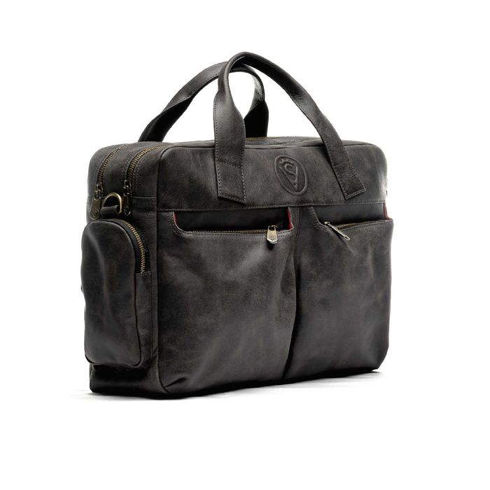 Кожаный мужской портфель / Шкіряний чоловічий портфель VS083