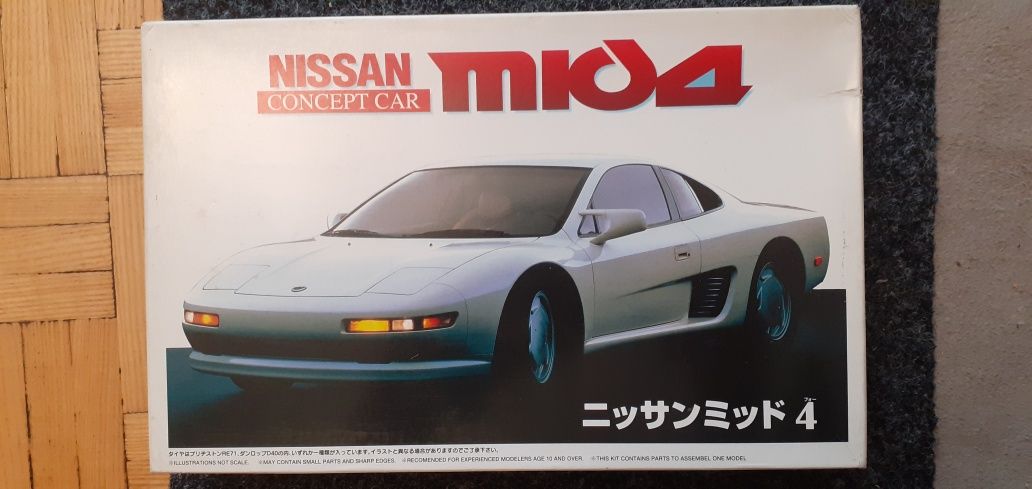 Model NISSAN MID 4 CONCEPT CAR- unikalny model