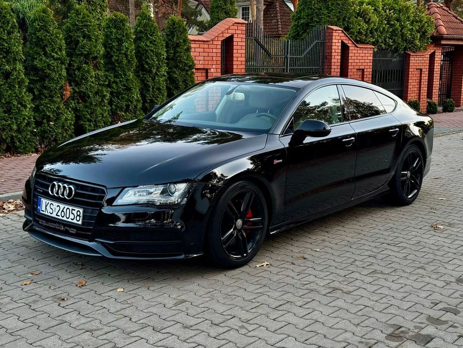 Audi A7 Sportback / BENZYNA / 3.0 335 KM / Premium / Przebieg 179 Tyś / 2014r /