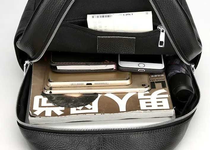 Чоловічий шкіряний мужской рюкзак міський ранець з натуральної шкіри 5