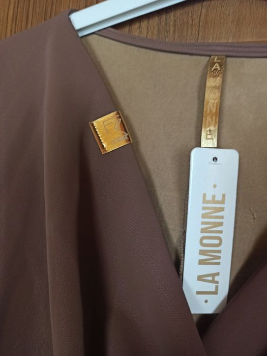 Bluza damska La monne rozmiar uniwersalny czekoladowa