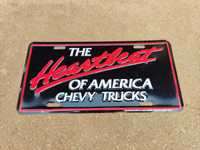 Tablica rejestracyjna Chevy Trucks USA dekoracyjna