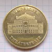 Medal niemiecki Semperoper Theaterplatz DeutscheDemokratische Republik