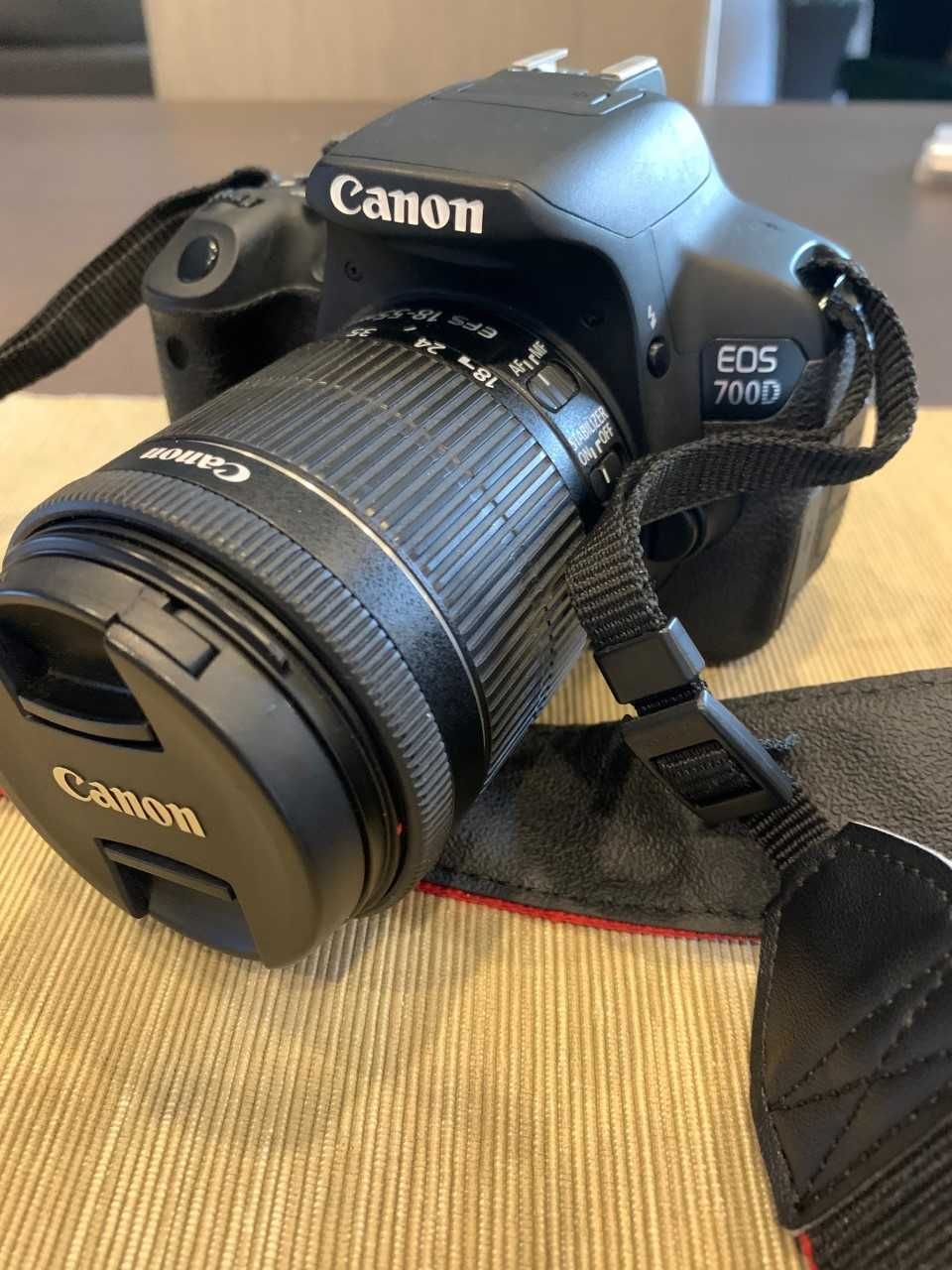 CANON EOS 700D 18-55mm com flash e mochila