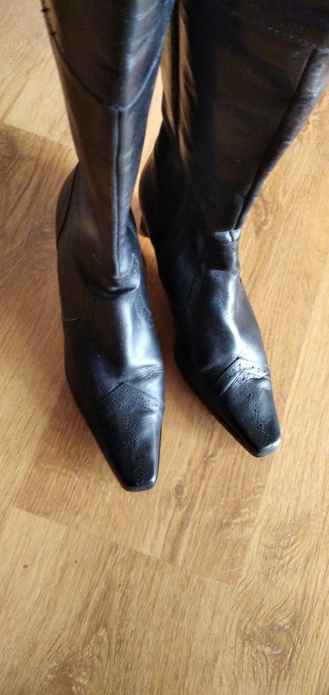 Сапоги р. 38-40 ботінки чоботи чобітки сапожки кожаные шкіряні