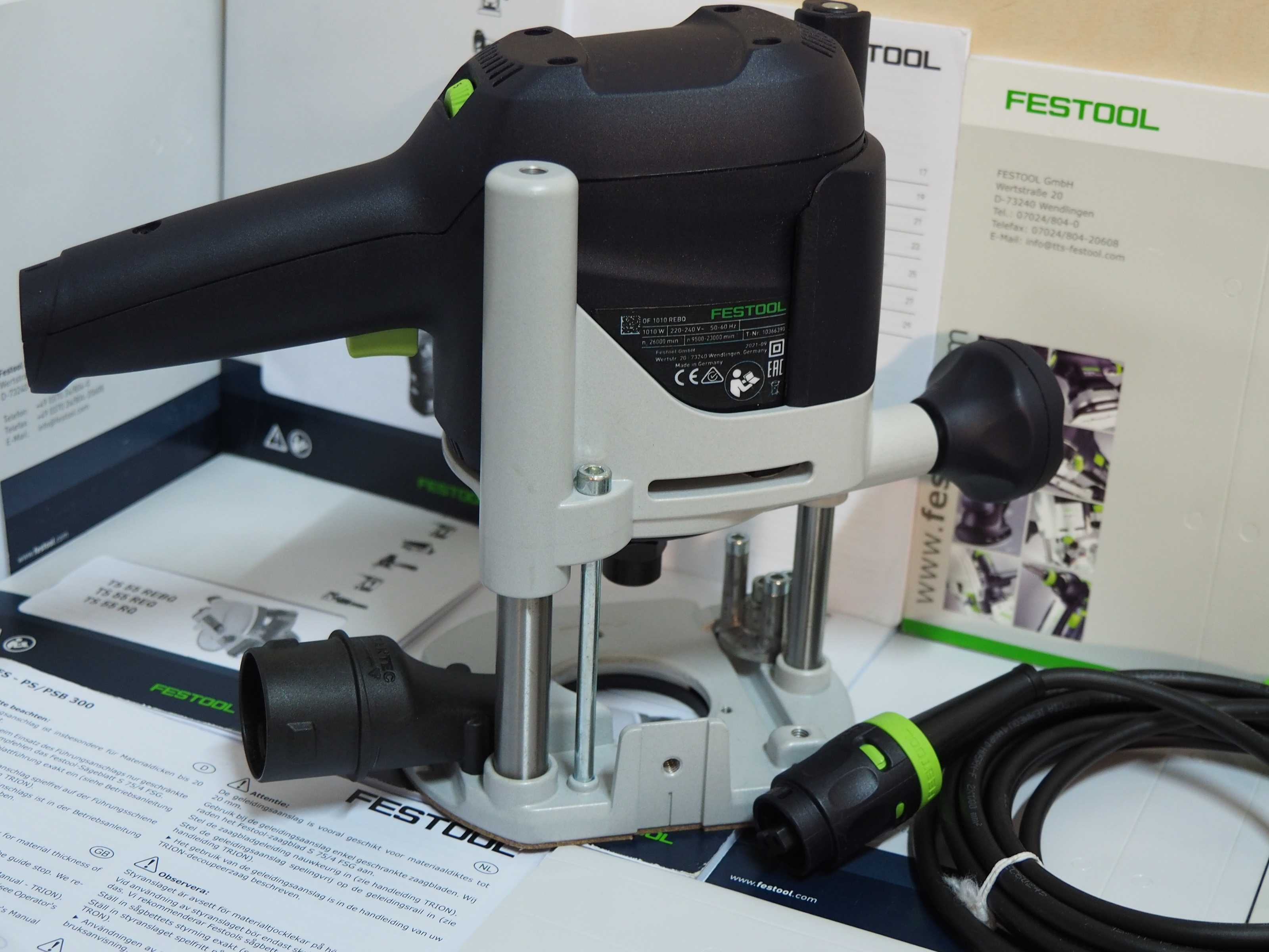FESTOOL OF 1010 REBQ-PLUS frezarka Najnowszy model 1010w