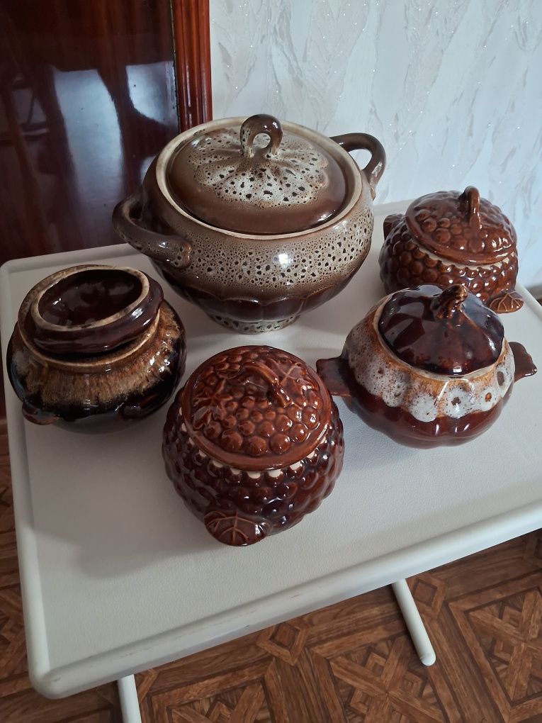 Набор керамических глечиков))
