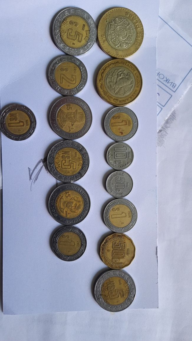 Монети Мексиканські Peso