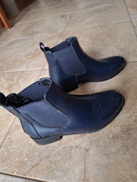 Buty damskie granatowe