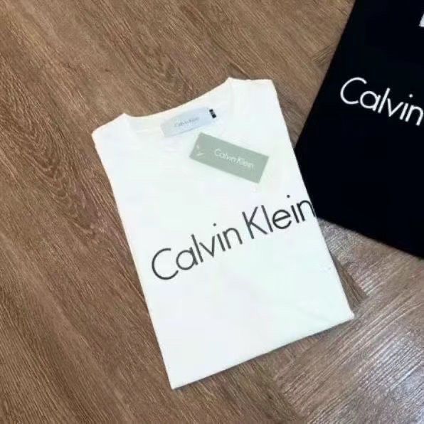 Футболка calvin klein унисекс белая