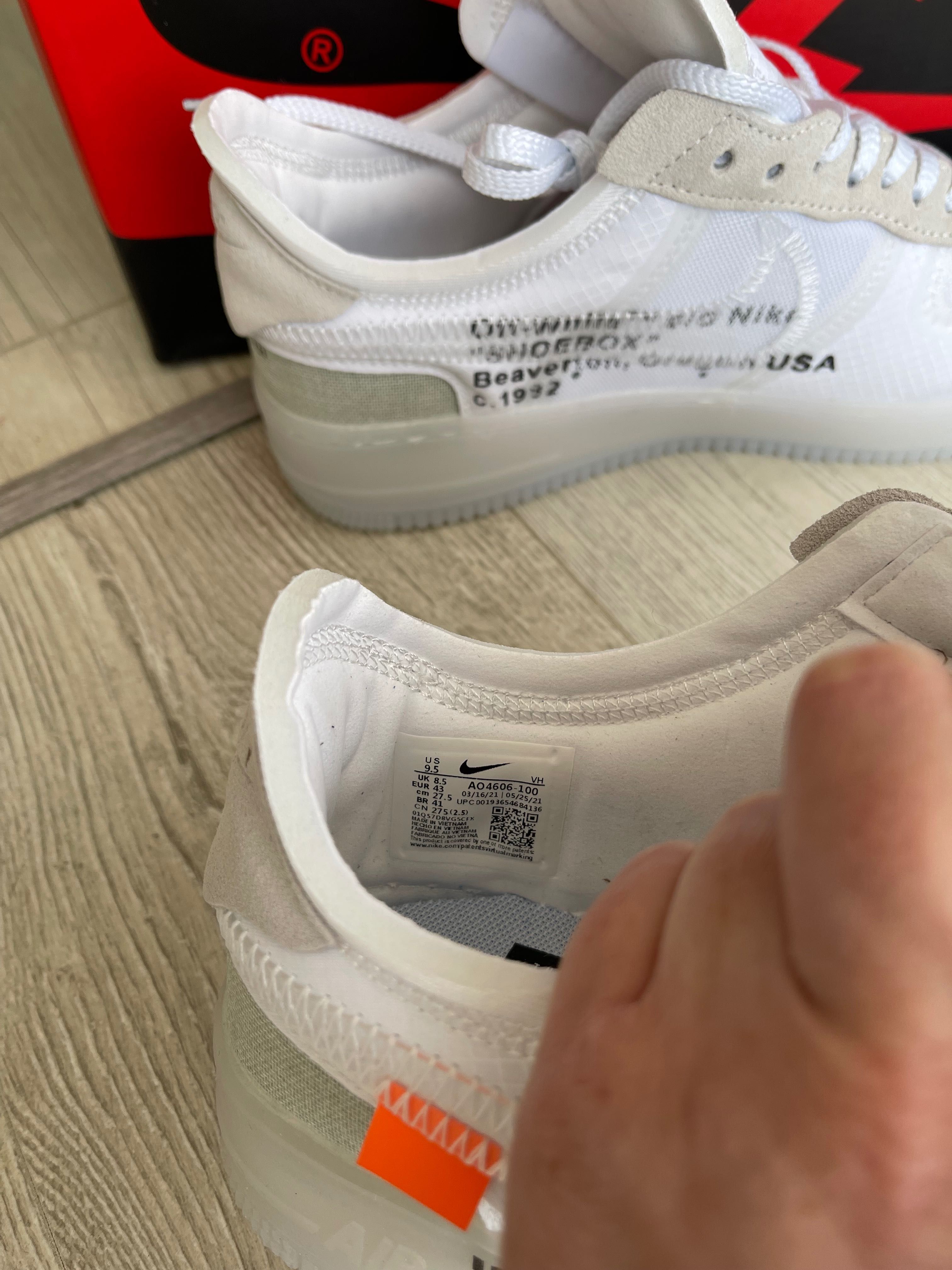 Buty Nike Air Force 1 Off-White White