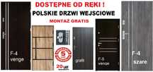 Drzwi z MONTAŻEM,zewnętrzne,WEJŚCIOWE do mieszkania-wewnątrzklatkowe