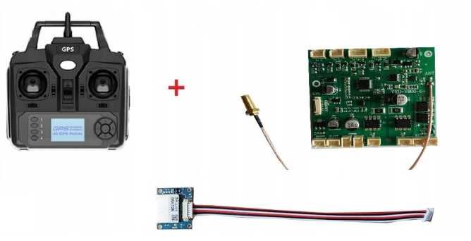 Płyta + Pilot i Moduł GPS Łódki Zanętowej V900 GPS