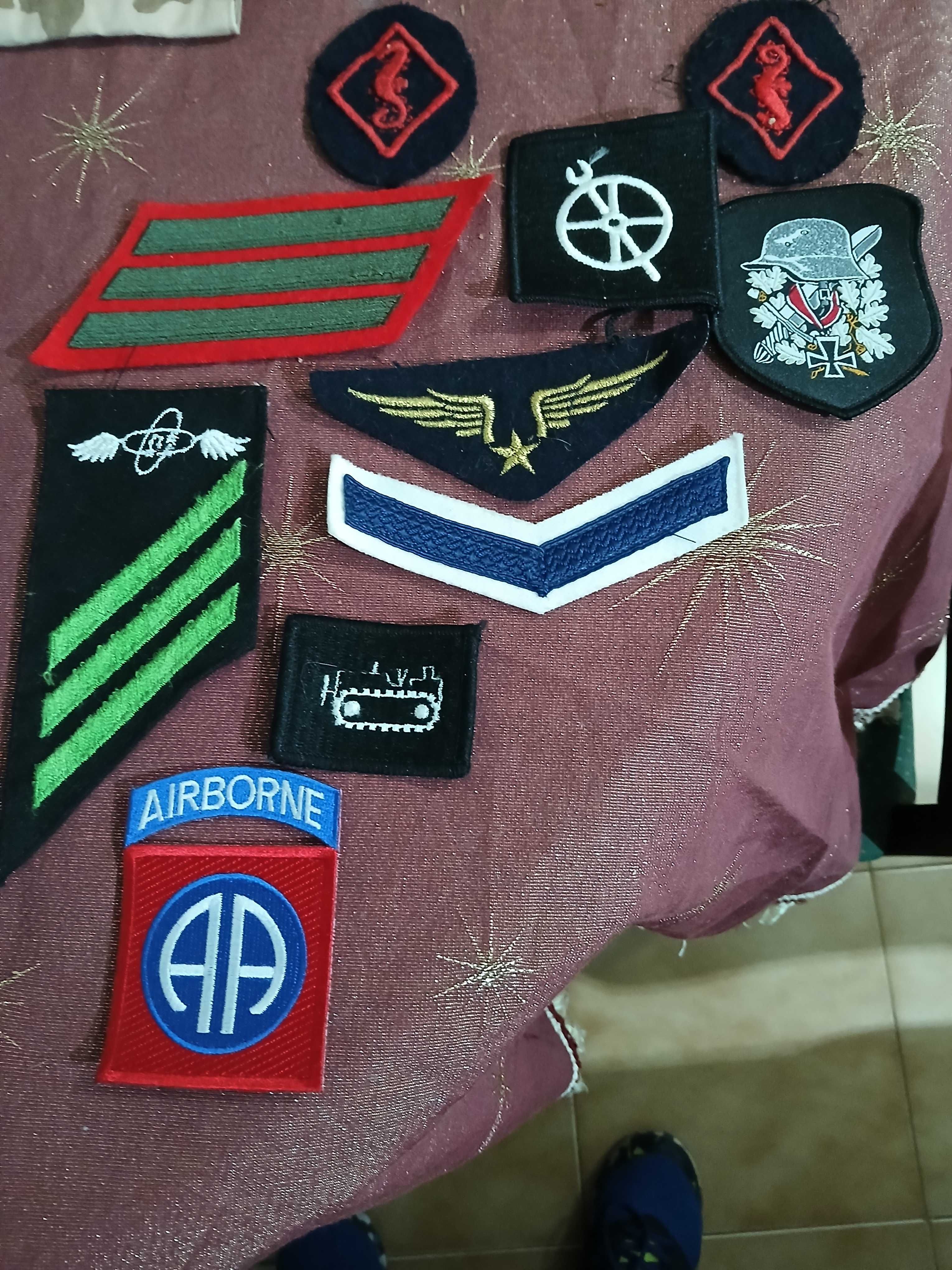 MILITAR - emblemas GNR\PSP +divisas tropa+ patchs