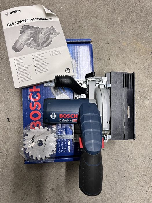 Pilarka bosch gks 12v 26 jak nowa plus tarcza Globus clean