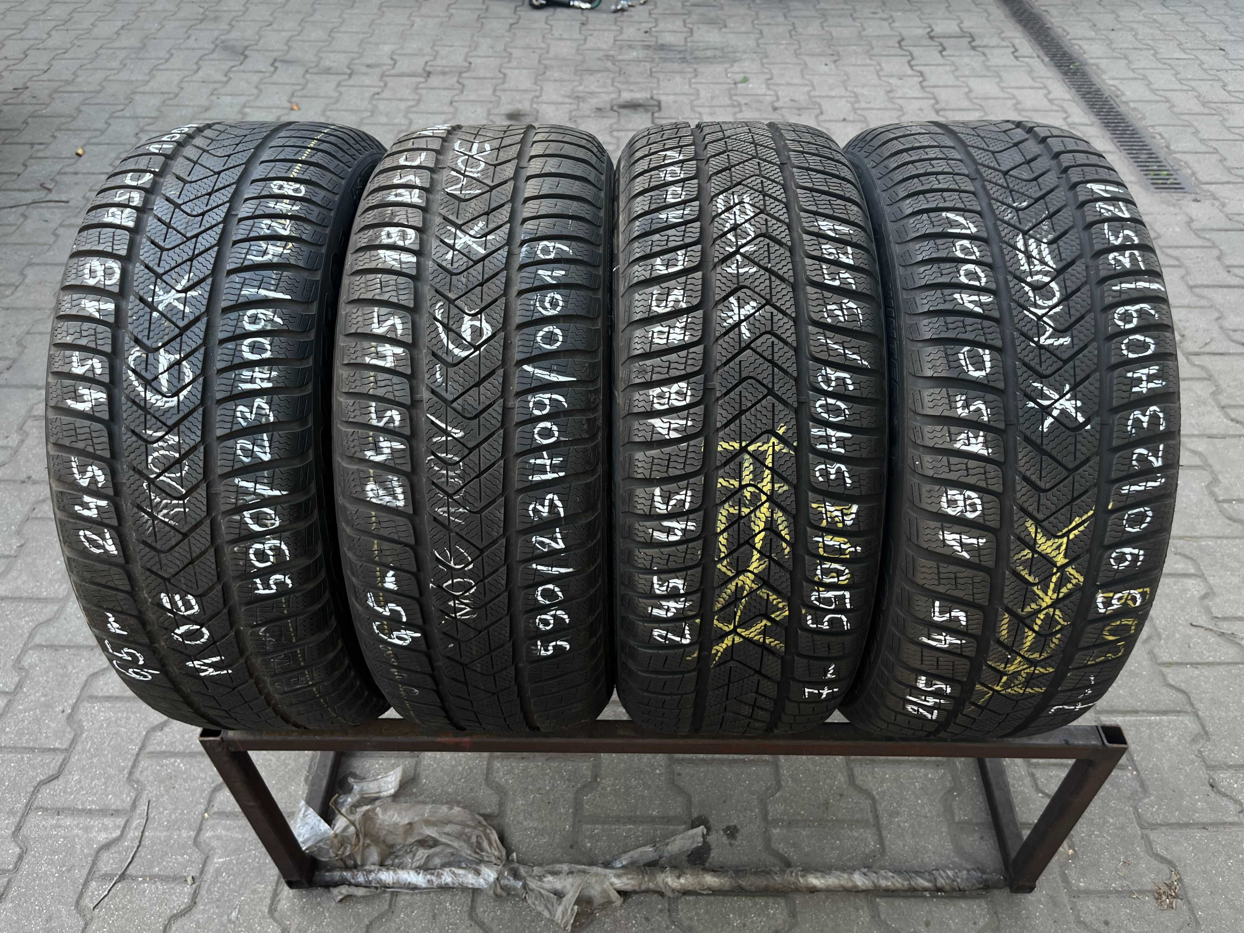 2 szt. opony używane zimowe 245/45r18 RSC Pirelli Sottozero Serie III