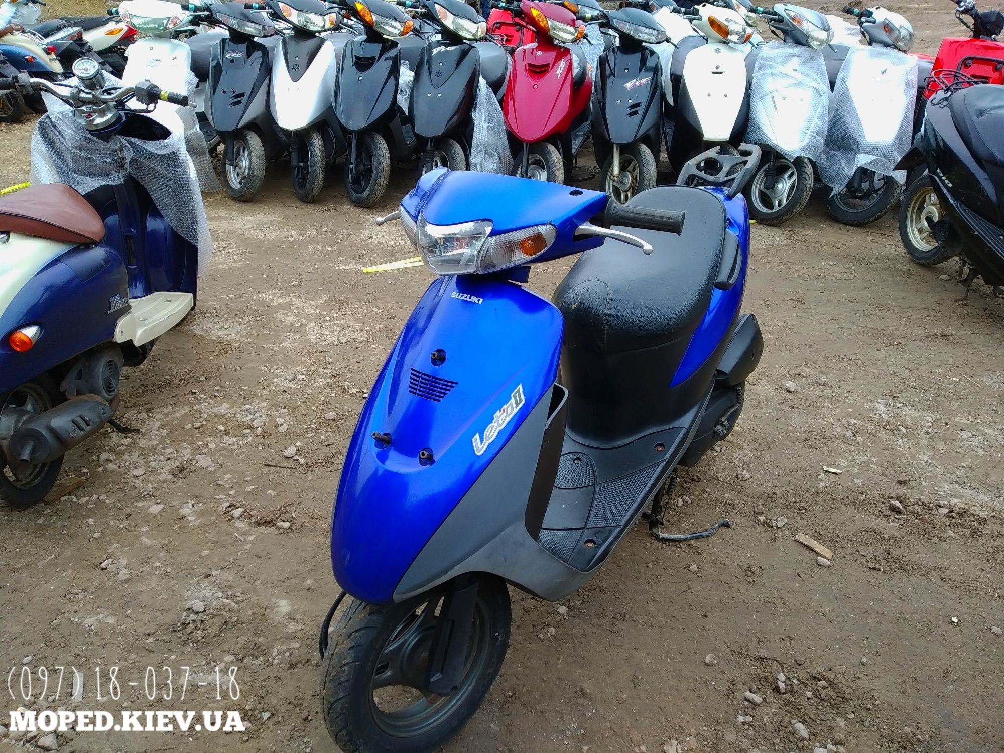 скутер Honda Dio 35 blue НOBAЯ ПOCTABКА из Японии мопед купить