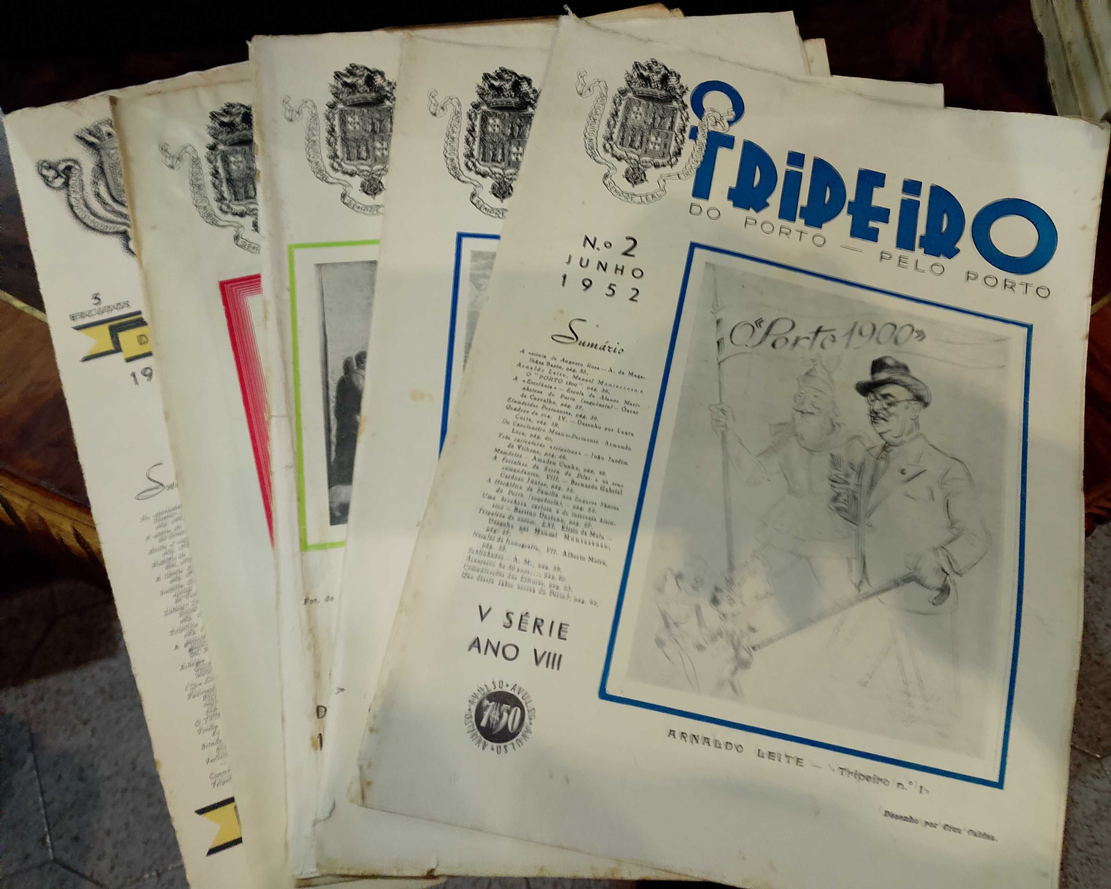 Revistas O Tripeiro do Porto / Pelo Porto 7 unidades